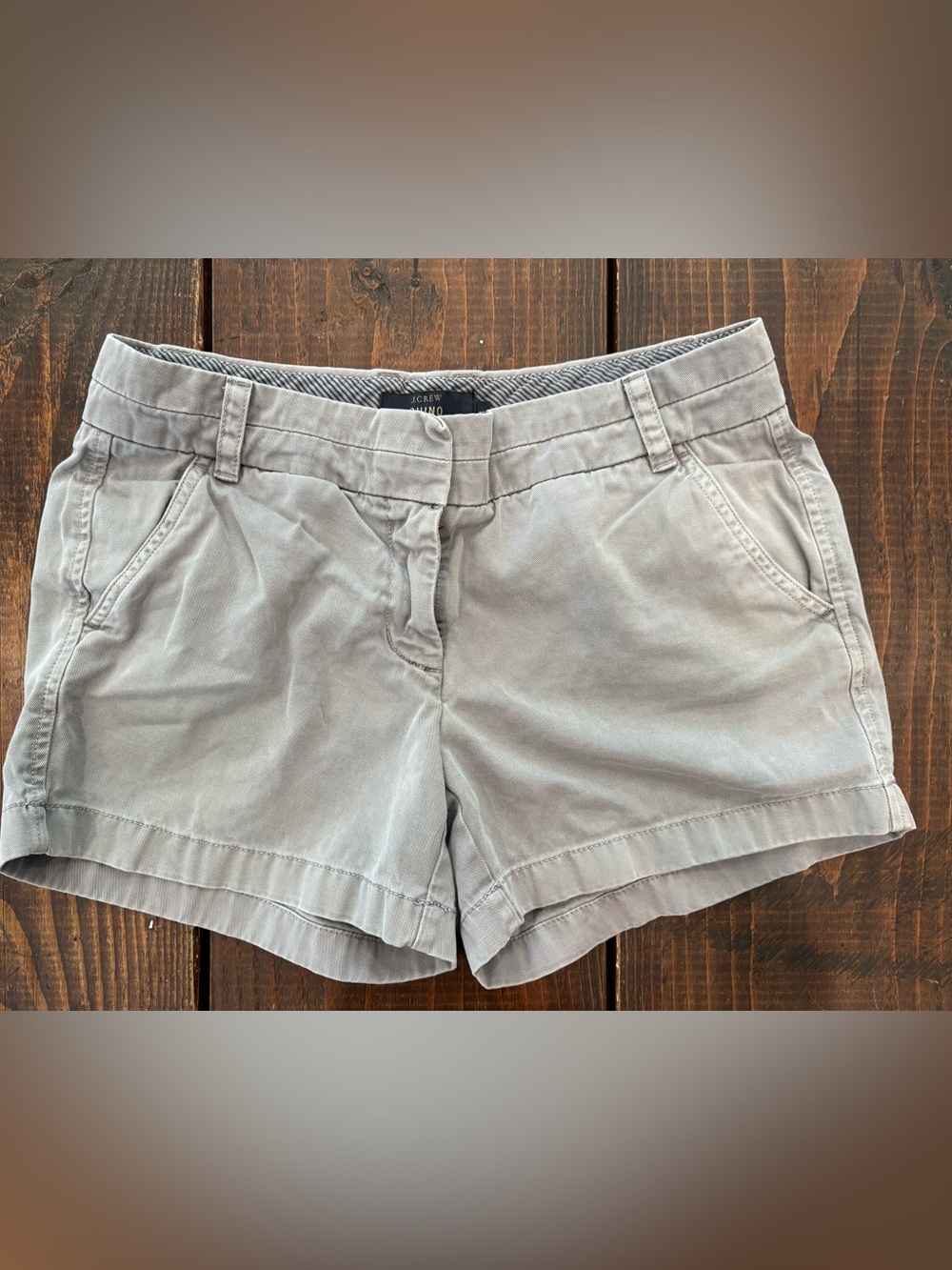 J. Crew Women's Light Gray Cotton Shorts